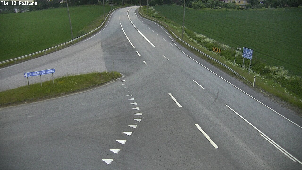 Weather Camera Image Väg 12 Pälkäne, Pälkäne, Pirkanmaa