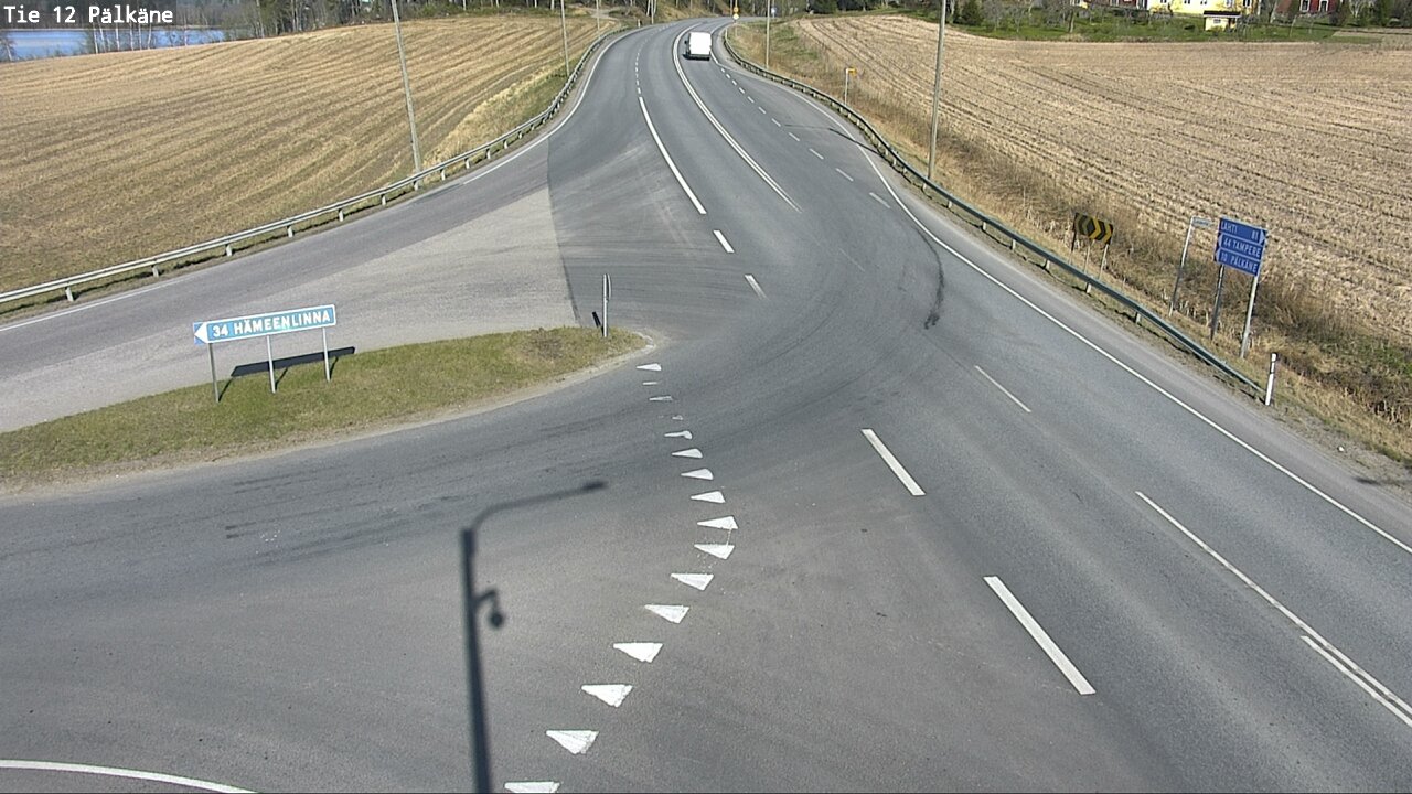 Weather Camera Image Väg 12 Pälkäne, Pälkäne, Pirkanmaa