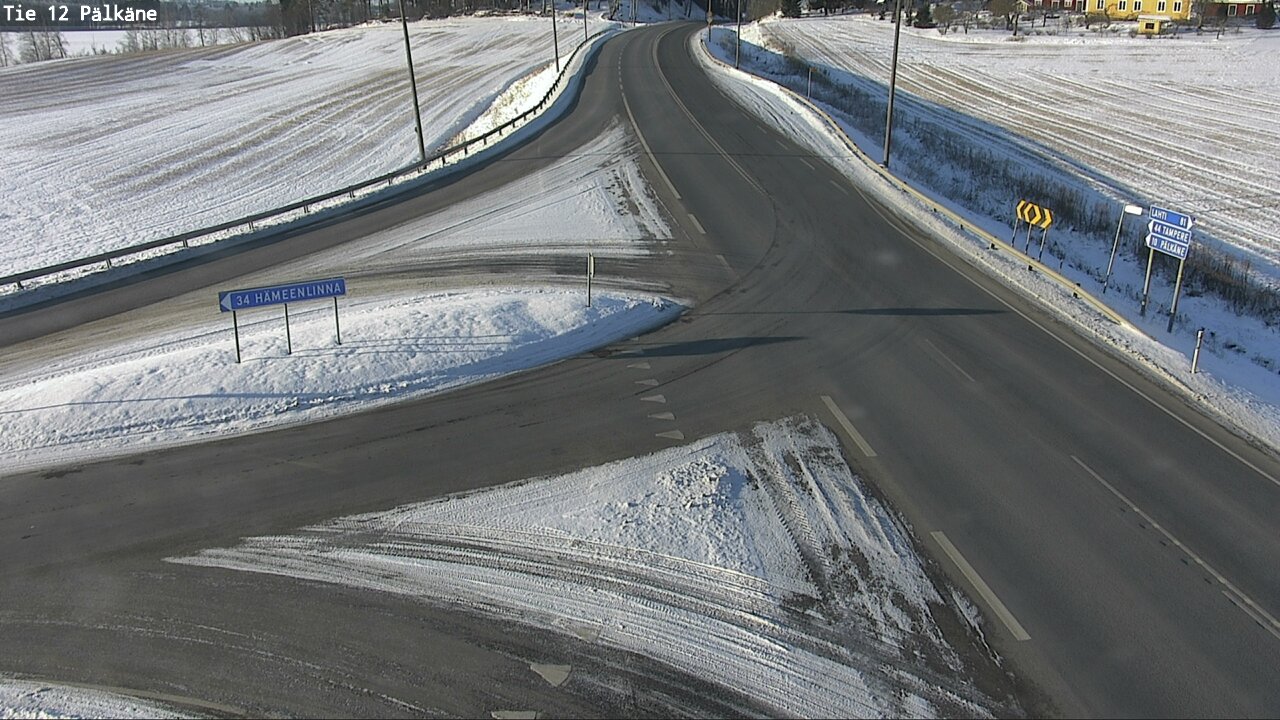 Weather Camera Image Road 12 Pälkäne, Pälkäne, Pirkanmaa