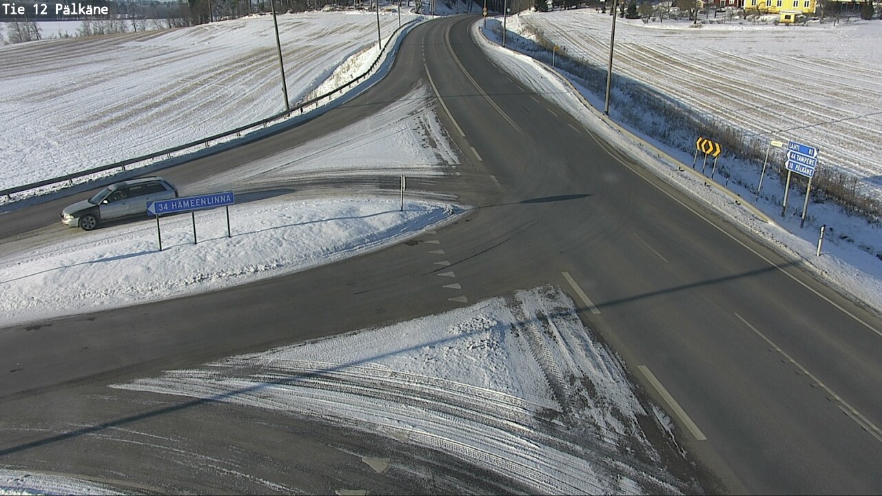 Weather Camera Image Road 12 Pälkäne, Pälkäne, Pirkanmaa
