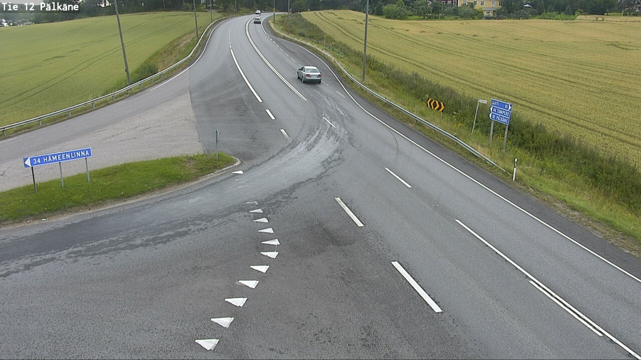 Weather Camera Image Road 12 Pälkäne, Pälkäne, Pirkanmaa