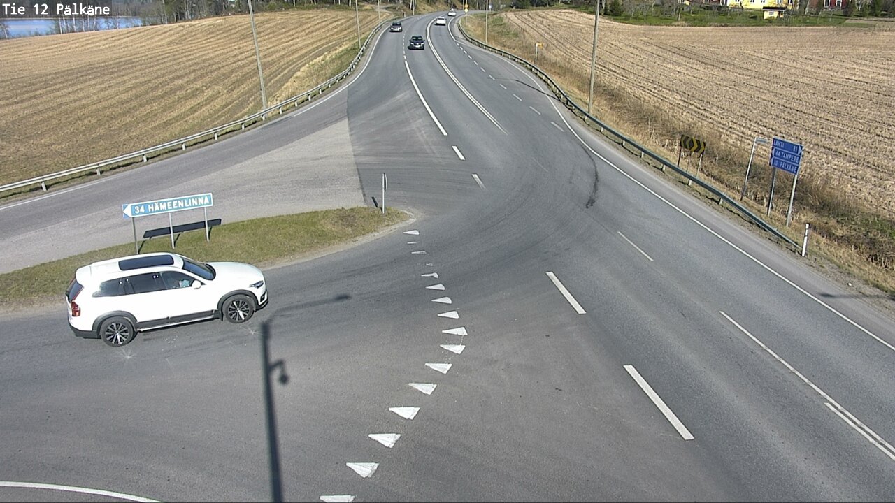 Weather Camera Image Väg 12 Pälkäne, Pälkäne, Pirkanmaa