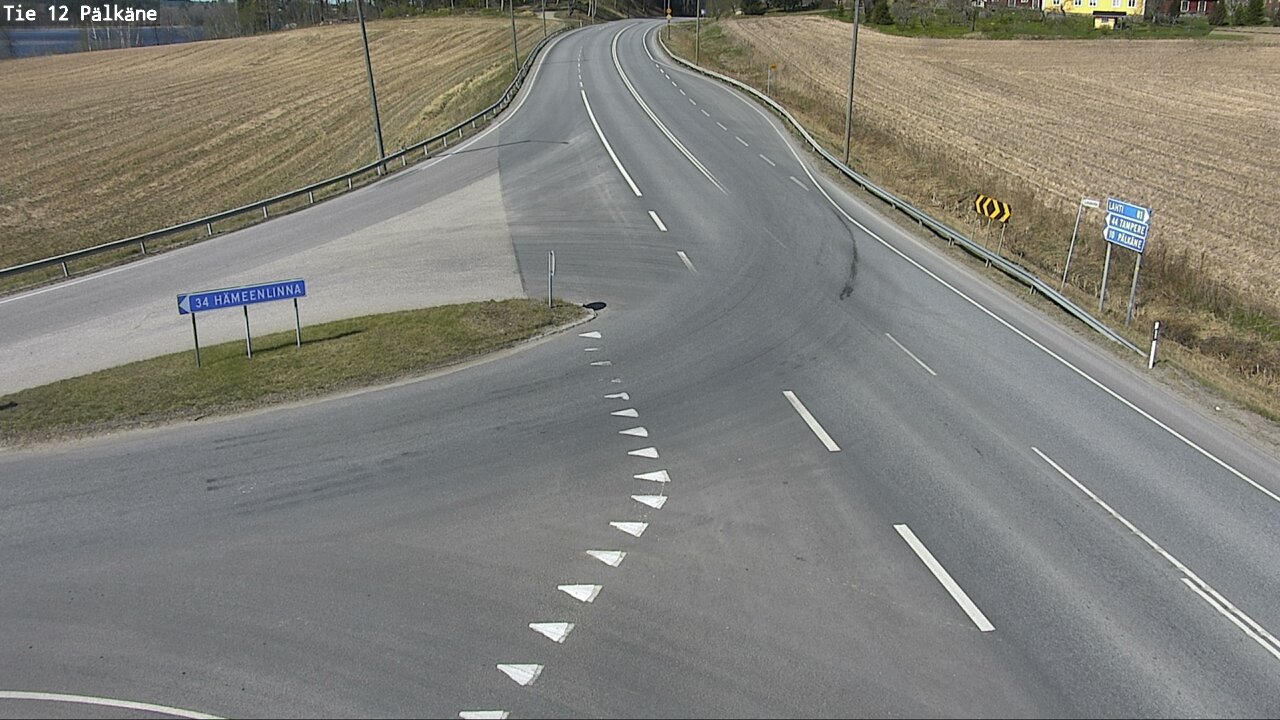 Weather Camera Image Väg 12 Pälkäne, Pälkäne, Pirkanmaa