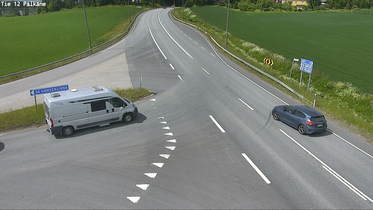Weather Camera Image Väg 12 Pälkäne, Pälkäne, Pirkanmaa