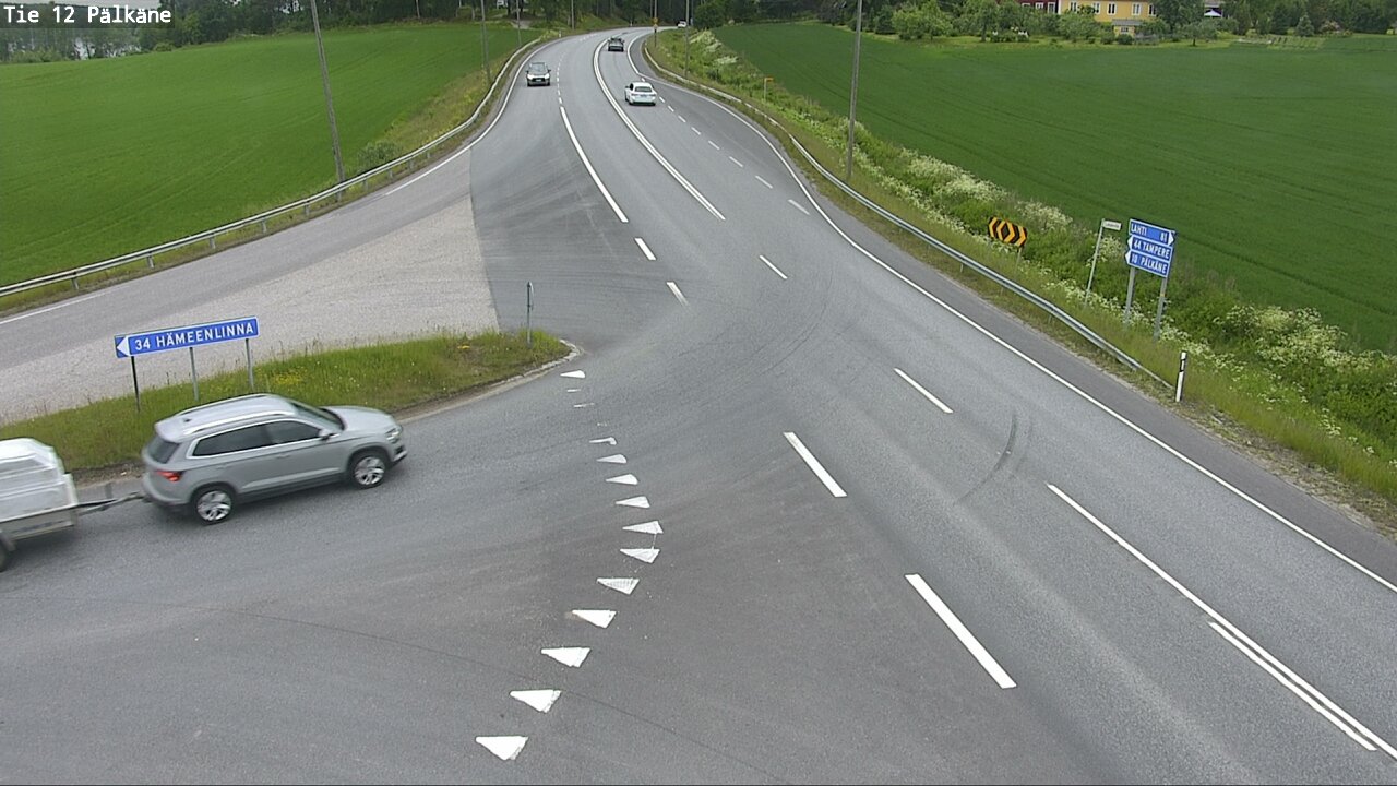 Weather Camera Image Väg 12 Pälkäne, Pälkäne, Pirkanmaa