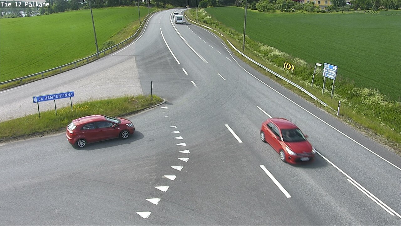 Weather Camera Image Väg 12 Pälkäne, Pälkäne, Pirkanmaa