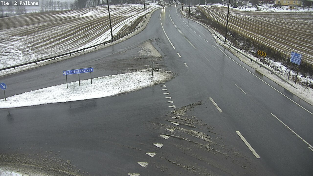 Weather Camera Image Road 12 Pälkäne, Pälkäne, Pirkanmaa