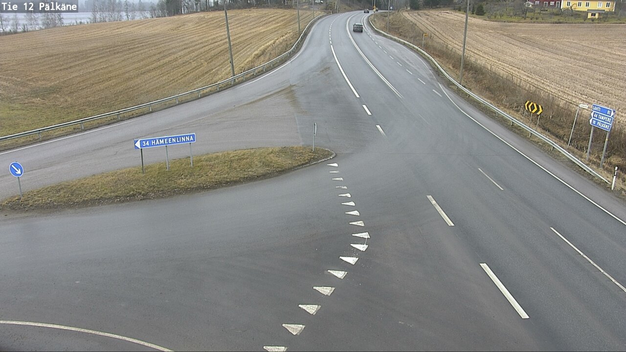 Weather Camera Image Väg 12 Pälkäne, Pälkäne, Pirkanmaa