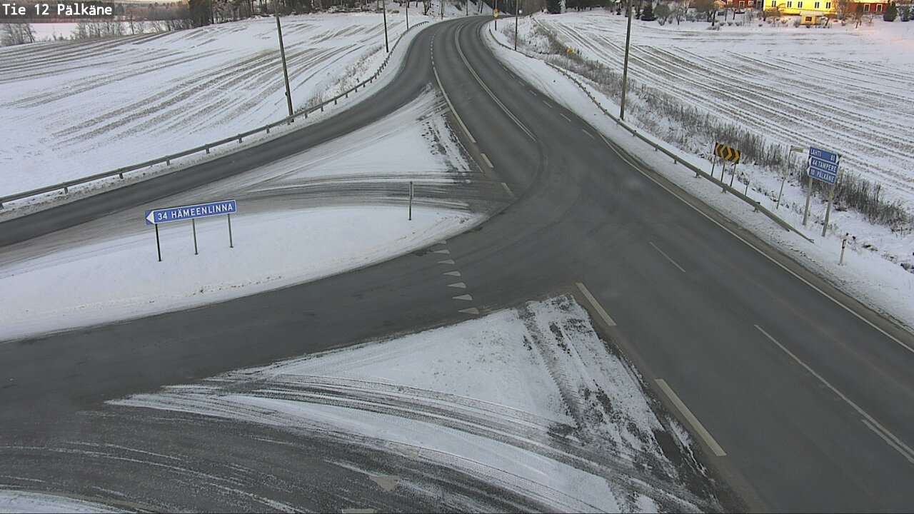 Weather Camera Image Väg 12 Pälkäne, Pälkäne, Pirkanmaa