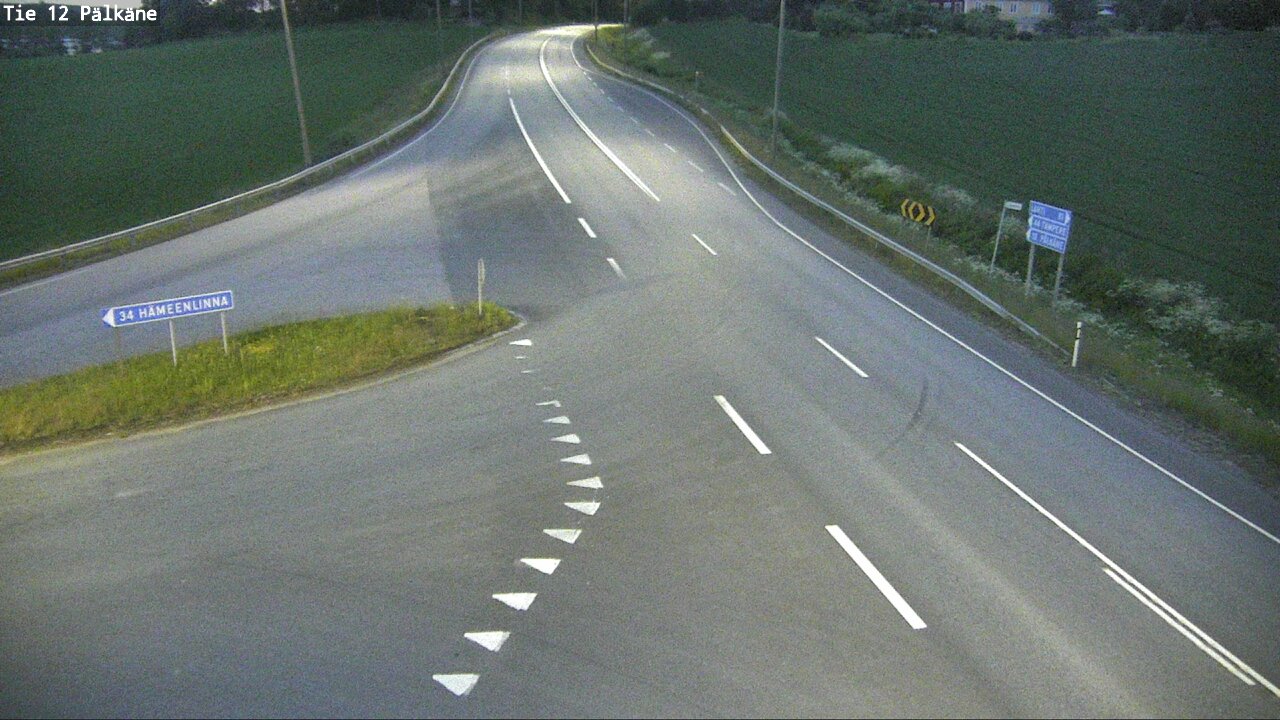 Weather Camera Image Väg 12 Pälkäne, Pälkäne, Pirkanmaa
