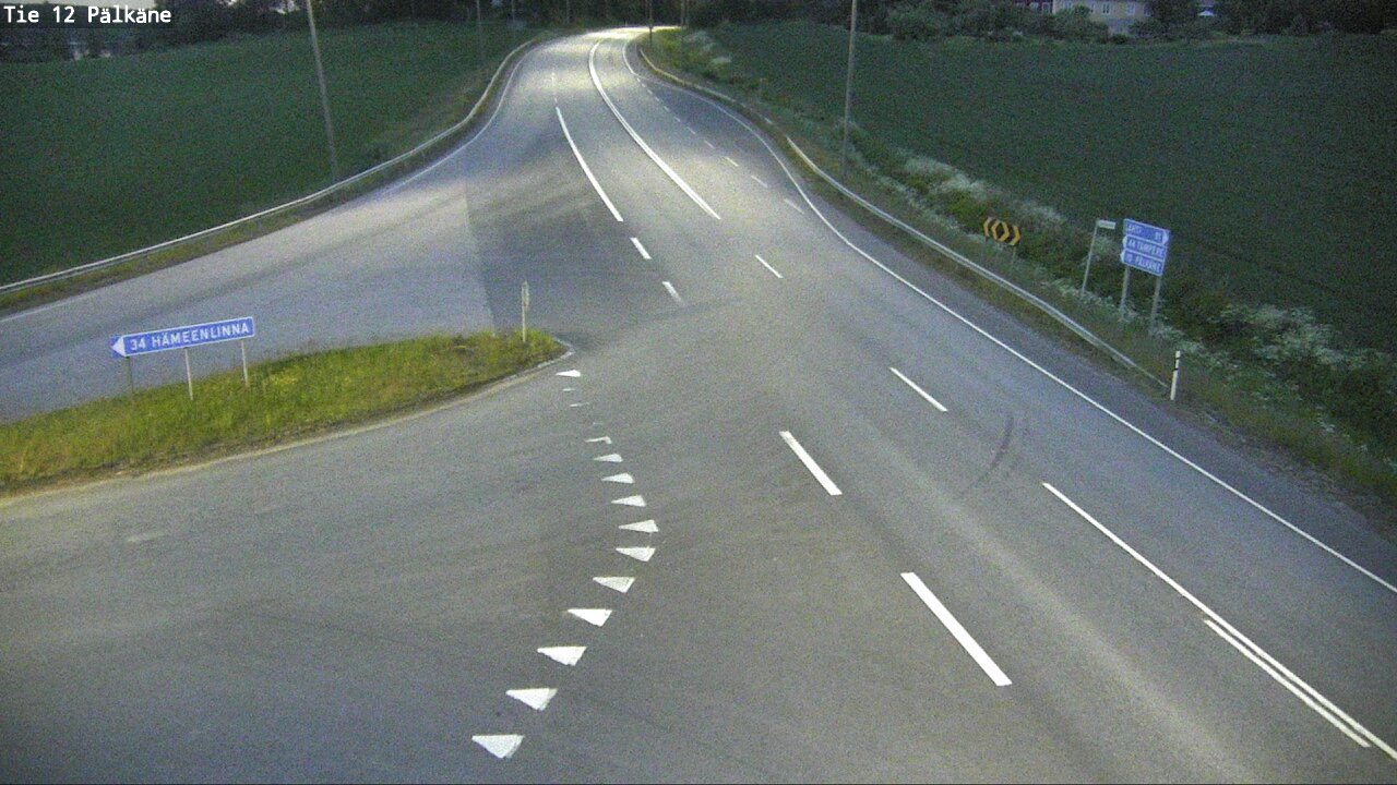 Weather Camera Image Väg 12 Pälkäne, Pälkäne, Pirkanmaa