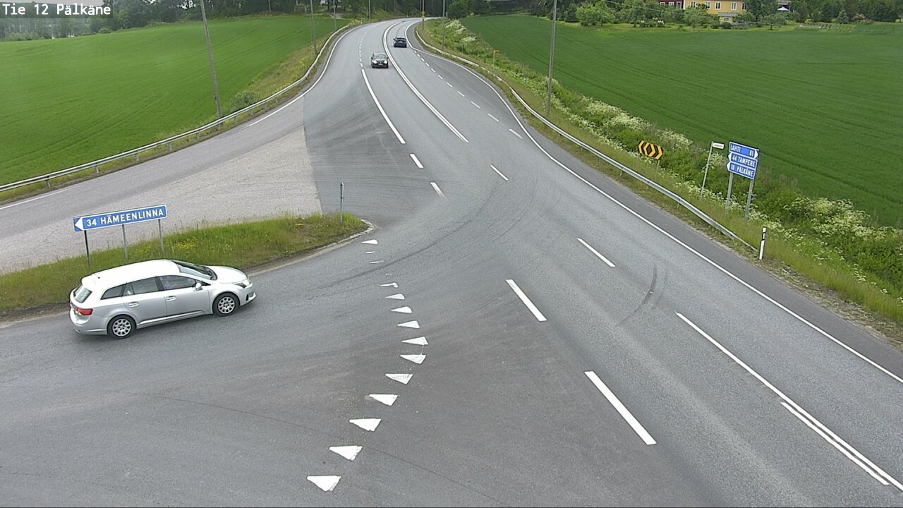 Weather Camera Image Väg 12 Pälkäne, Pälkäne, Pirkanmaa