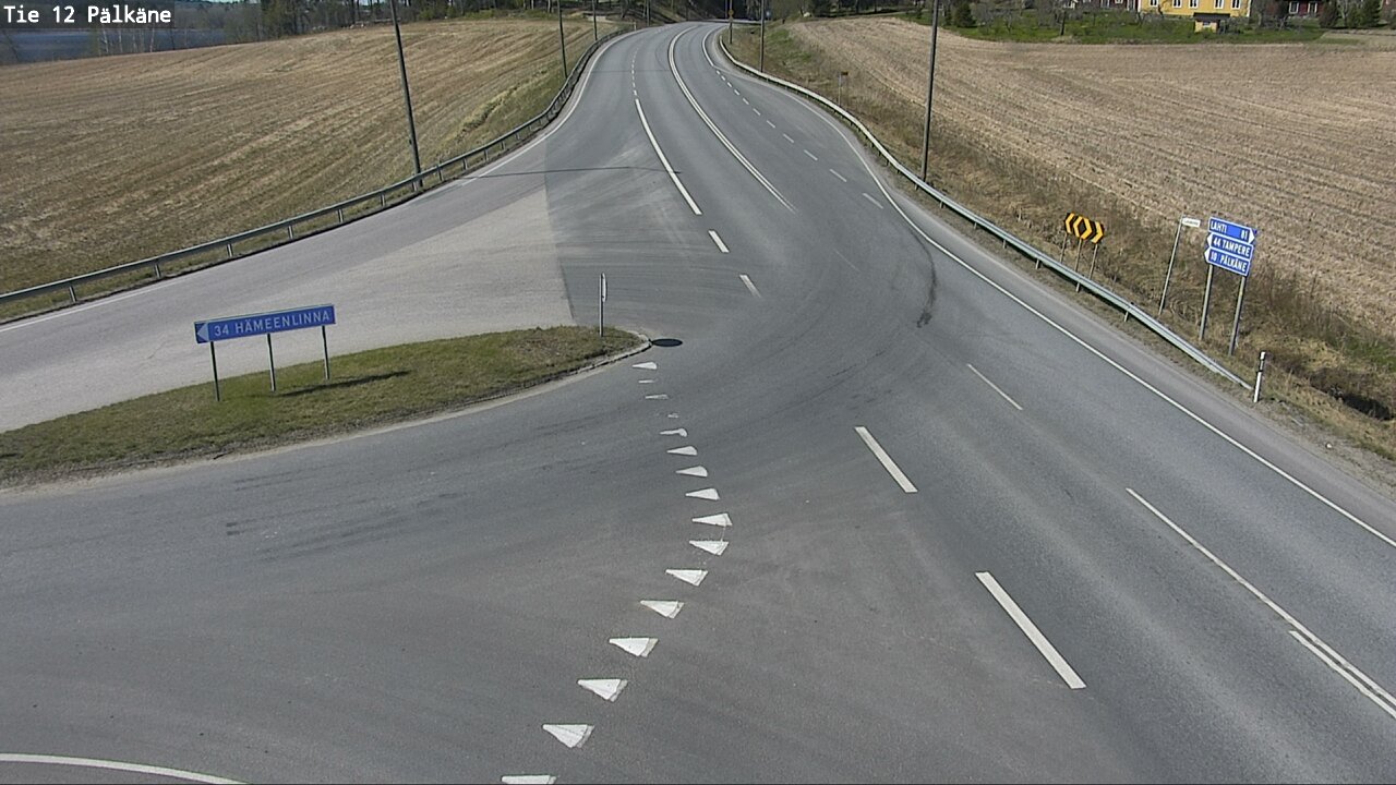 Weather Camera Image Väg 12 Pälkäne, Pälkäne, Pirkanmaa