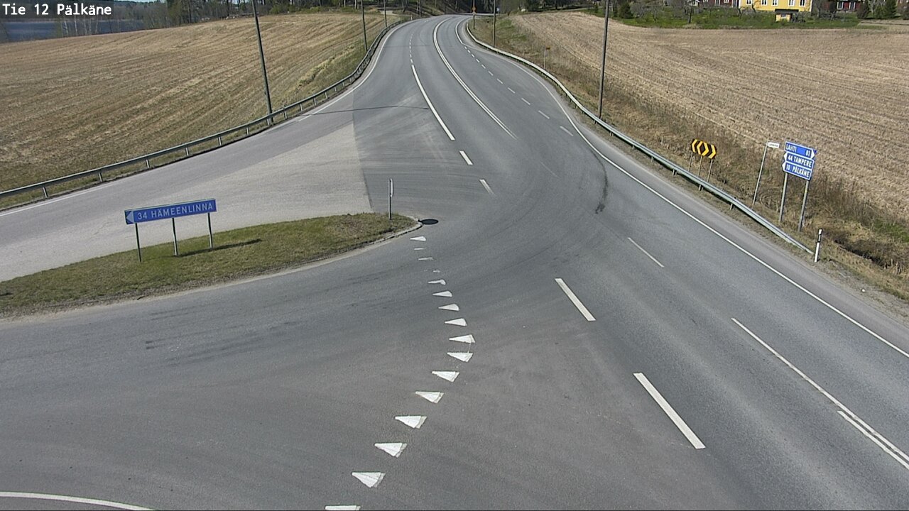 Weather Camera Image Väg 12 Pälkäne, Pälkäne, Pirkanmaa