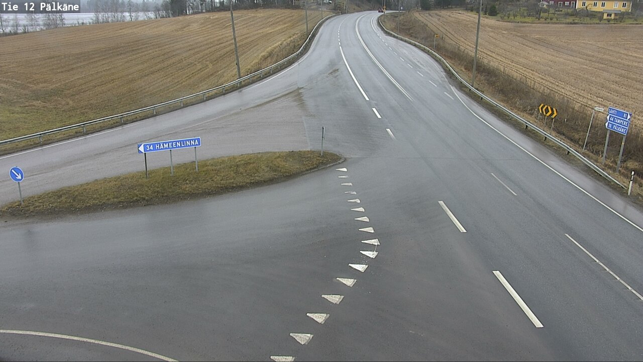 Weather Camera Image Väg 12 Pälkäne, Pälkäne, Pirkanmaa