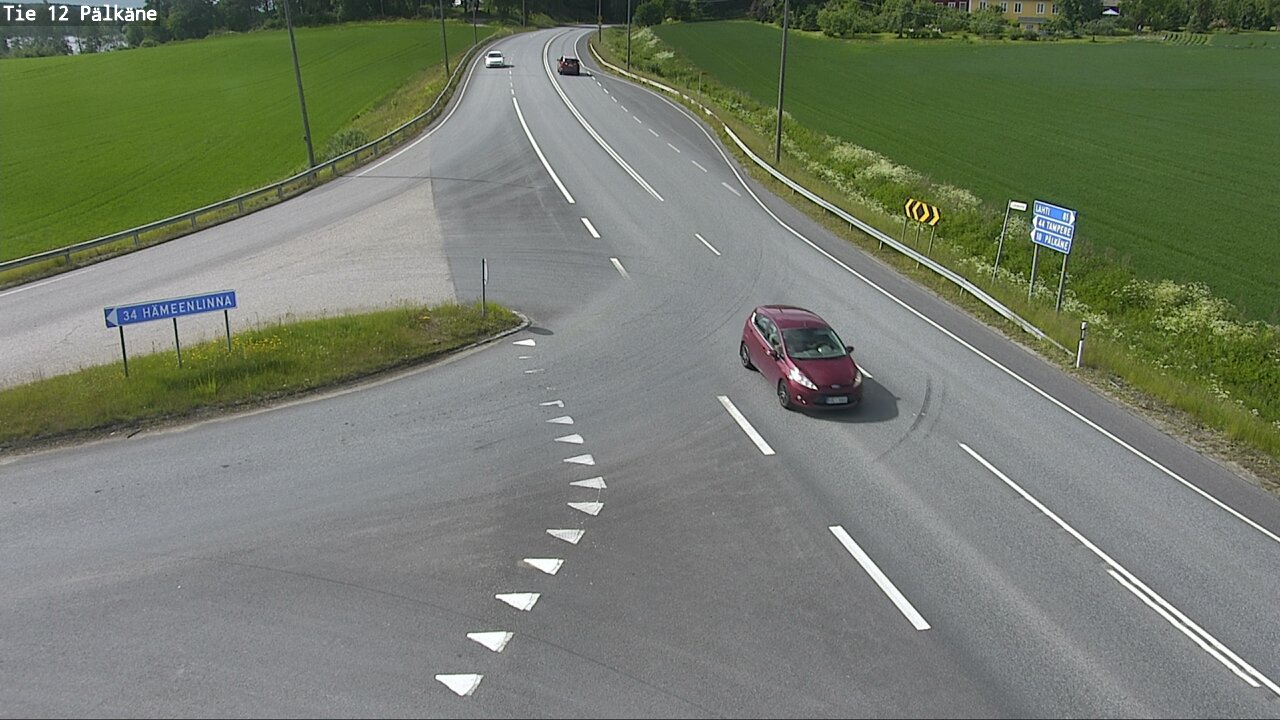 Weather Camera Image Väg 12 Pälkäne, Pälkäne, Pirkanmaa