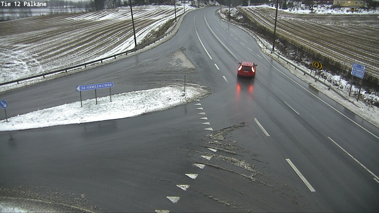 Weather Camera Image Road 12 Pälkäne, Pälkäne, Pirkanmaa