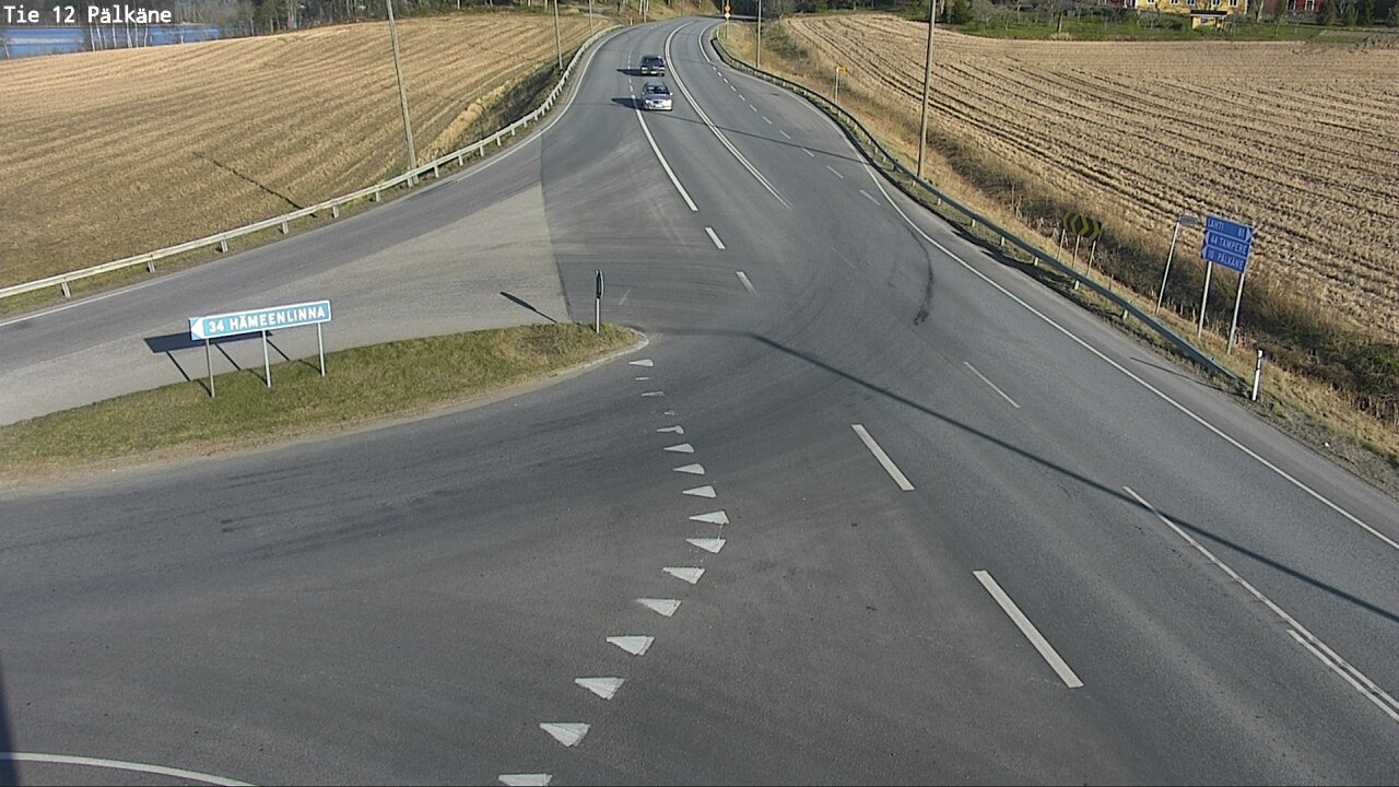 Weather Camera Image Väg 12 Pälkäne, Pälkäne, Pirkanmaa
