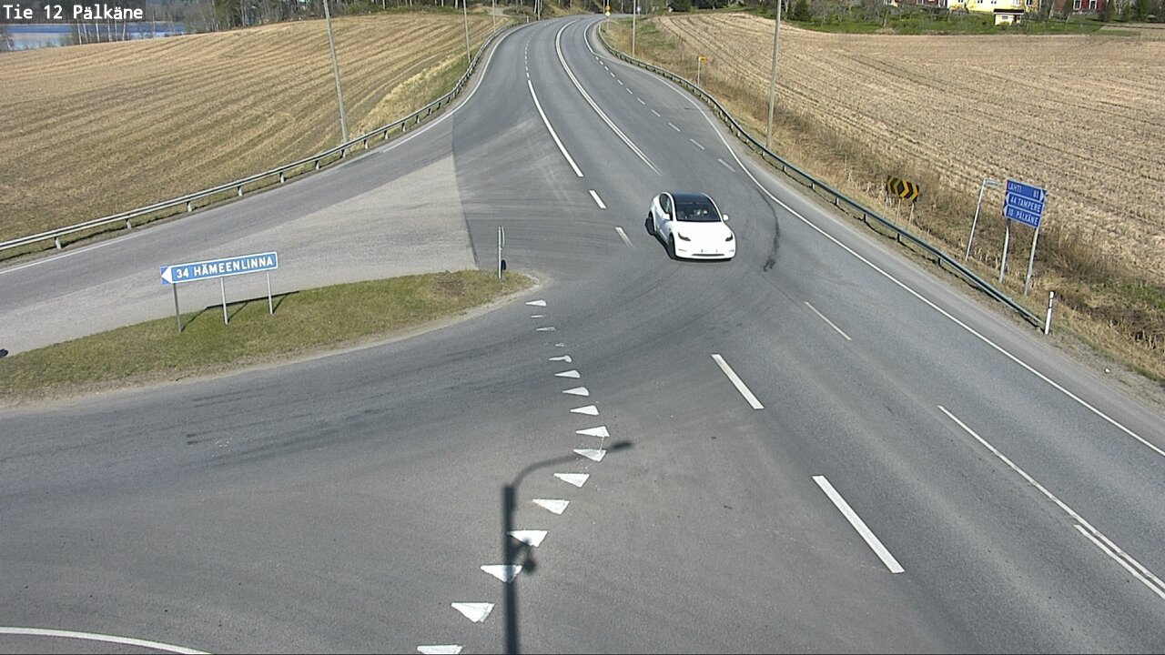 Weather Camera Image Väg 12 Pälkäne, Pälkäne, Pirkanmaa
