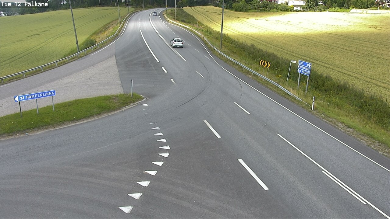 Weather Camera Image Road 12 Pälkäne, Pälkäne, Pirkanmaa