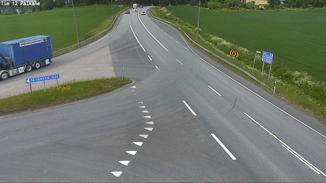 Weather Camera Image Väg 12 Pälkäne, Pälkäne, Pirkanmaa