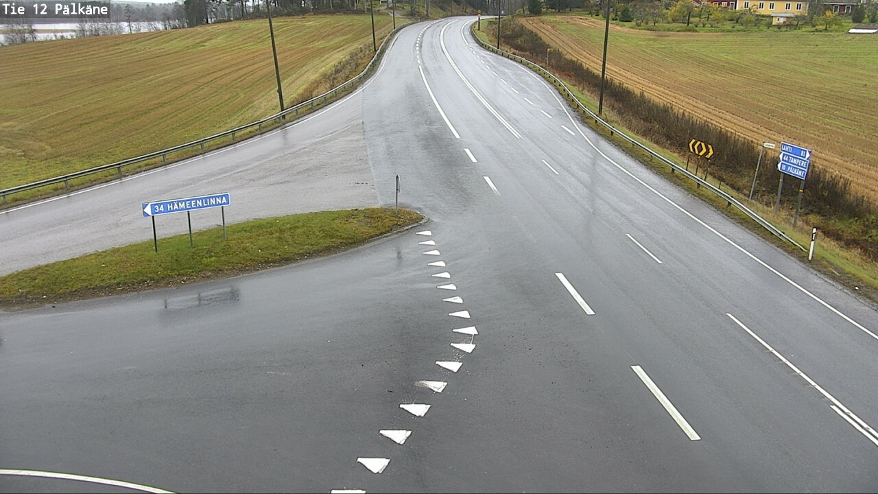 Weather Camera Image Väg 12 Pälkäne, Pälkäne, Pirkanmaa