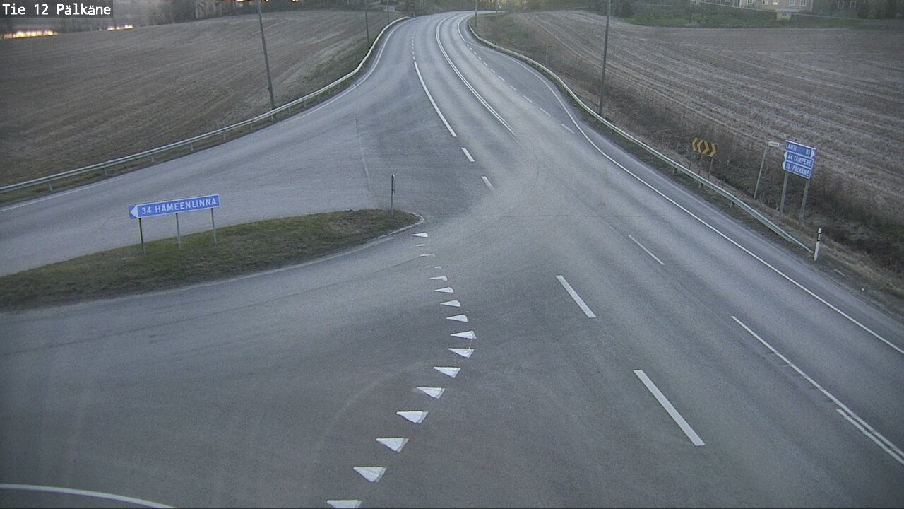 Weather Camera Image Väg 12 Pälkäne, Pälkäne, Pirkanmaa