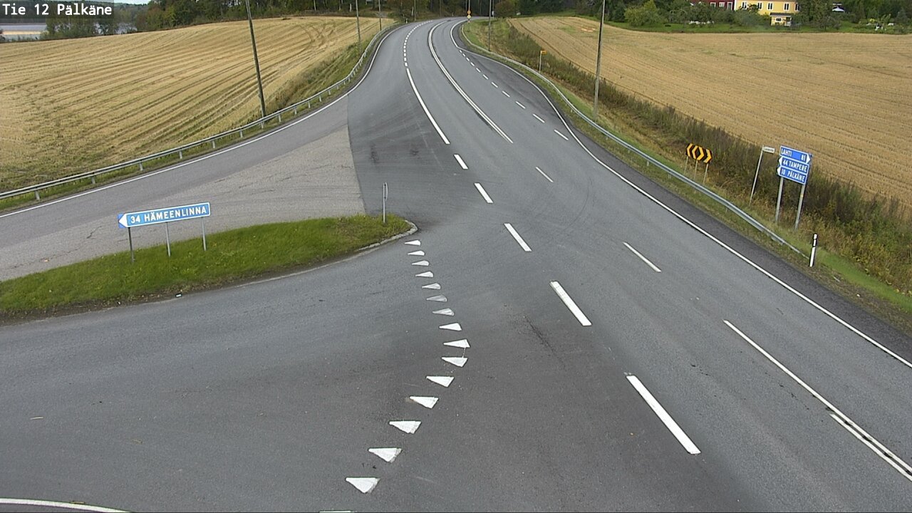 Weather Camera Image Road 12 Pälkäne, Pälkäne, Pirkanmaa