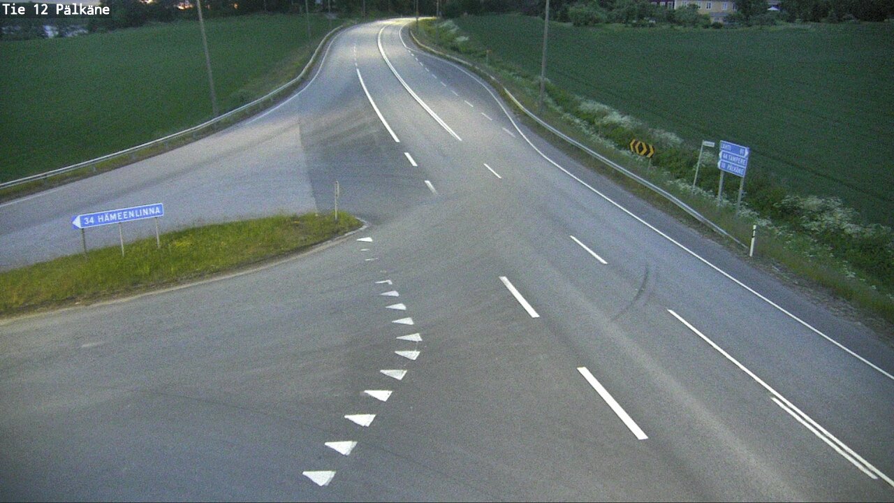 Weather Camera Image Väg 12 Pälkäne, Pälkäne, Pirkanmaa