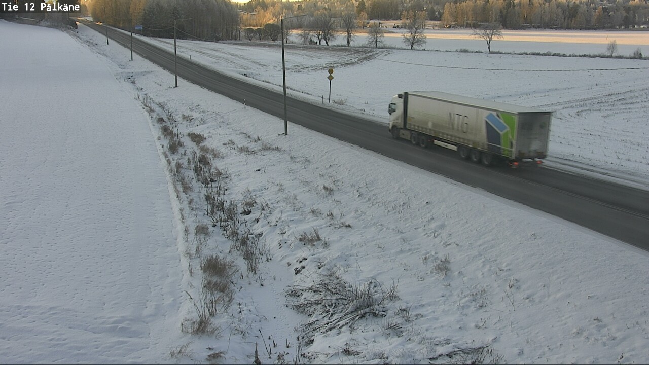 Weather Camera Image Väg 12 Pälkäne, Pälkäne, Pirkanmaa