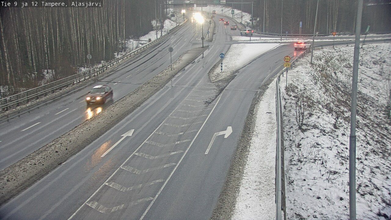 Weather Camera Image Väg 12 Tammerfors, Alasjärvi, Tampere, Pirkanmaa
