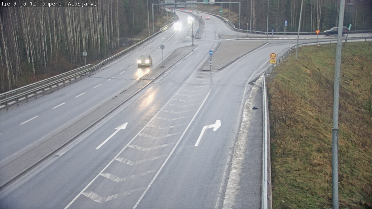Weather Camera Image Väg 12 Tammerfors, Alasjärvi, Tampere, Pirkanmaa