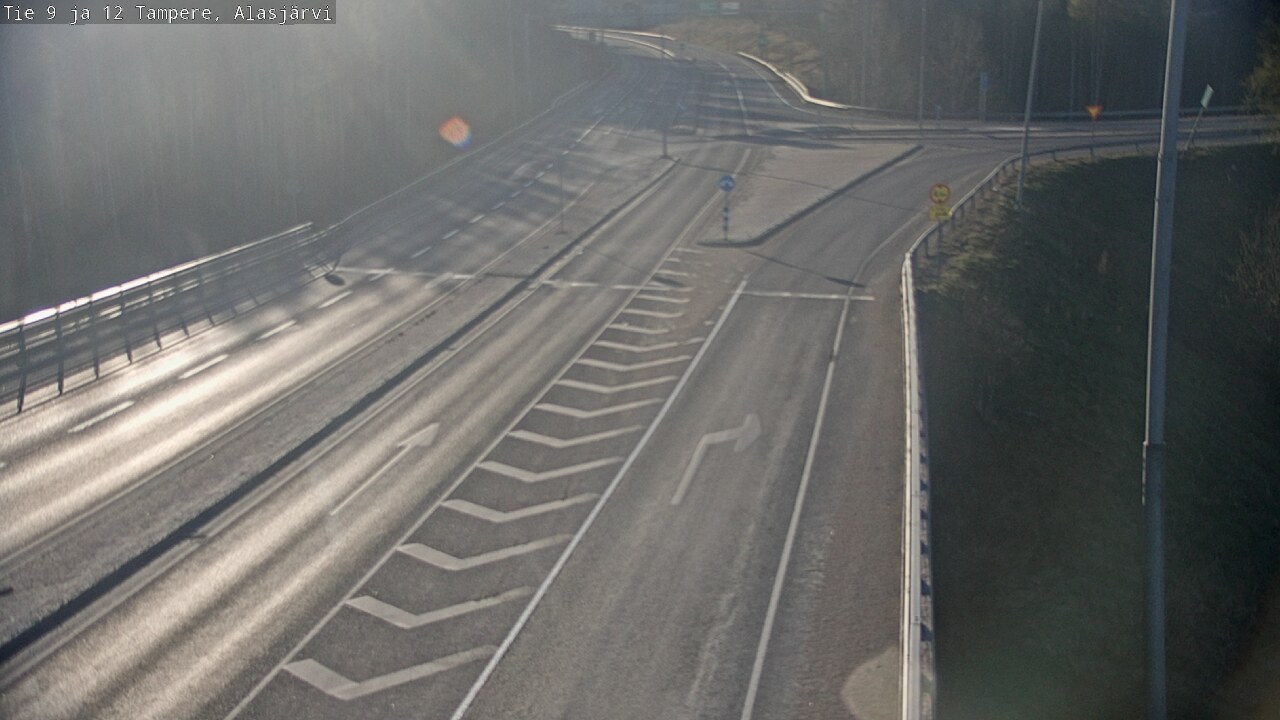 Weather Camera Image Väg 12 Tammerfors, Alasjärvi, Tampere, Pirkanmaa