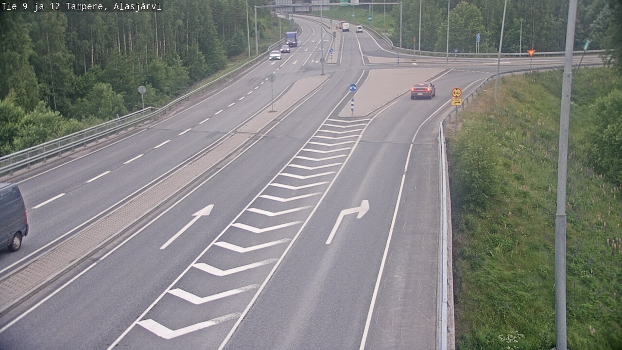 Weather Camera Image Väg 12 Tammerfors, Alasjärvi, Tampere, Pirkanmaa