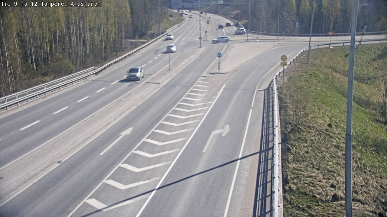 Weather Camera Image Väg 12 Tammerfors, Alasjärvi, Tampere, Pirkanmaa