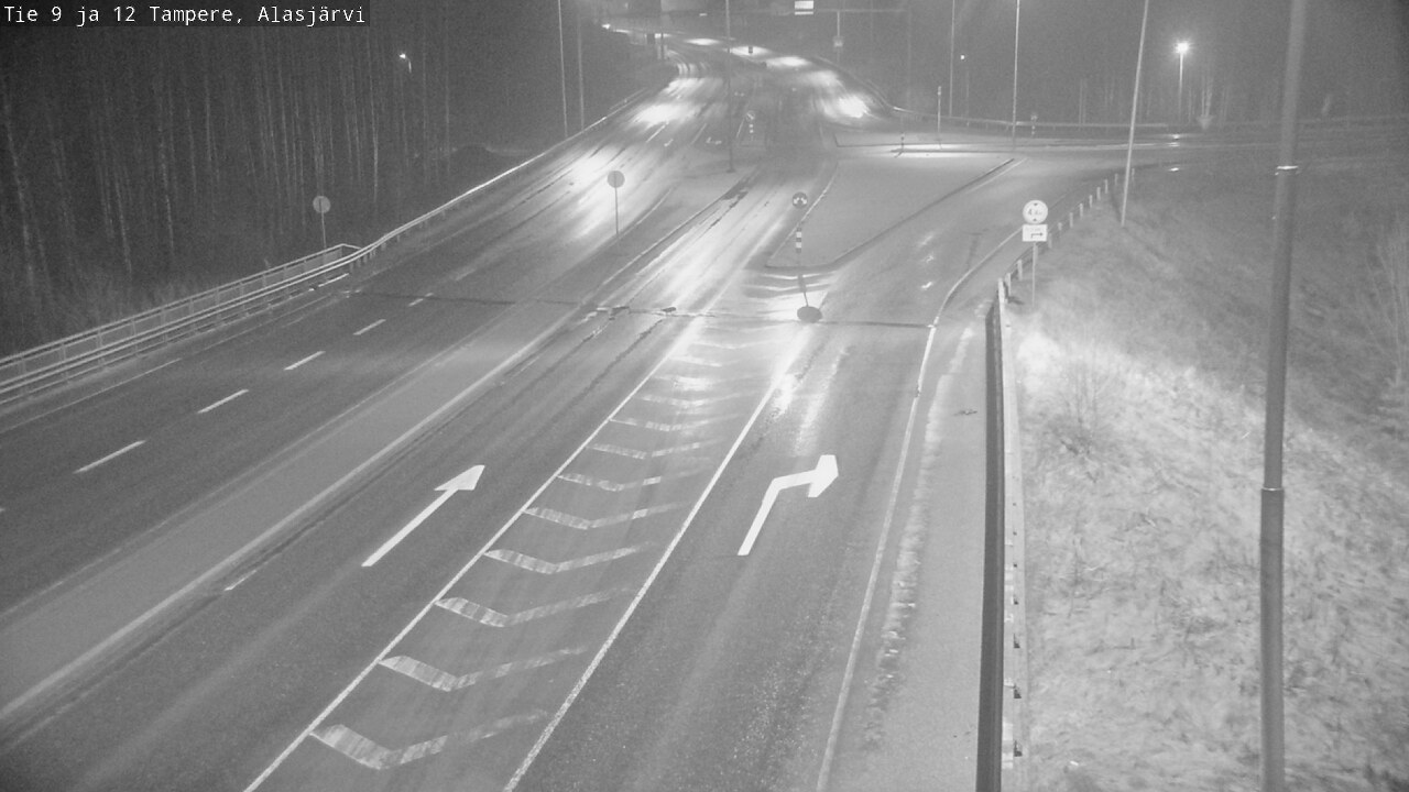 Weather Camera Image Väg 12 Tammerfors, Alasjärvi, Tampere, Pirkanmaa