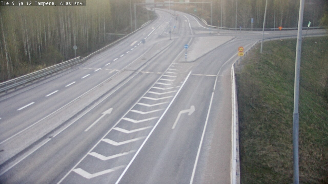 Weather Camera Image Road 12 Tampere, Alasjärvi, Tampere, Pirkanmaa