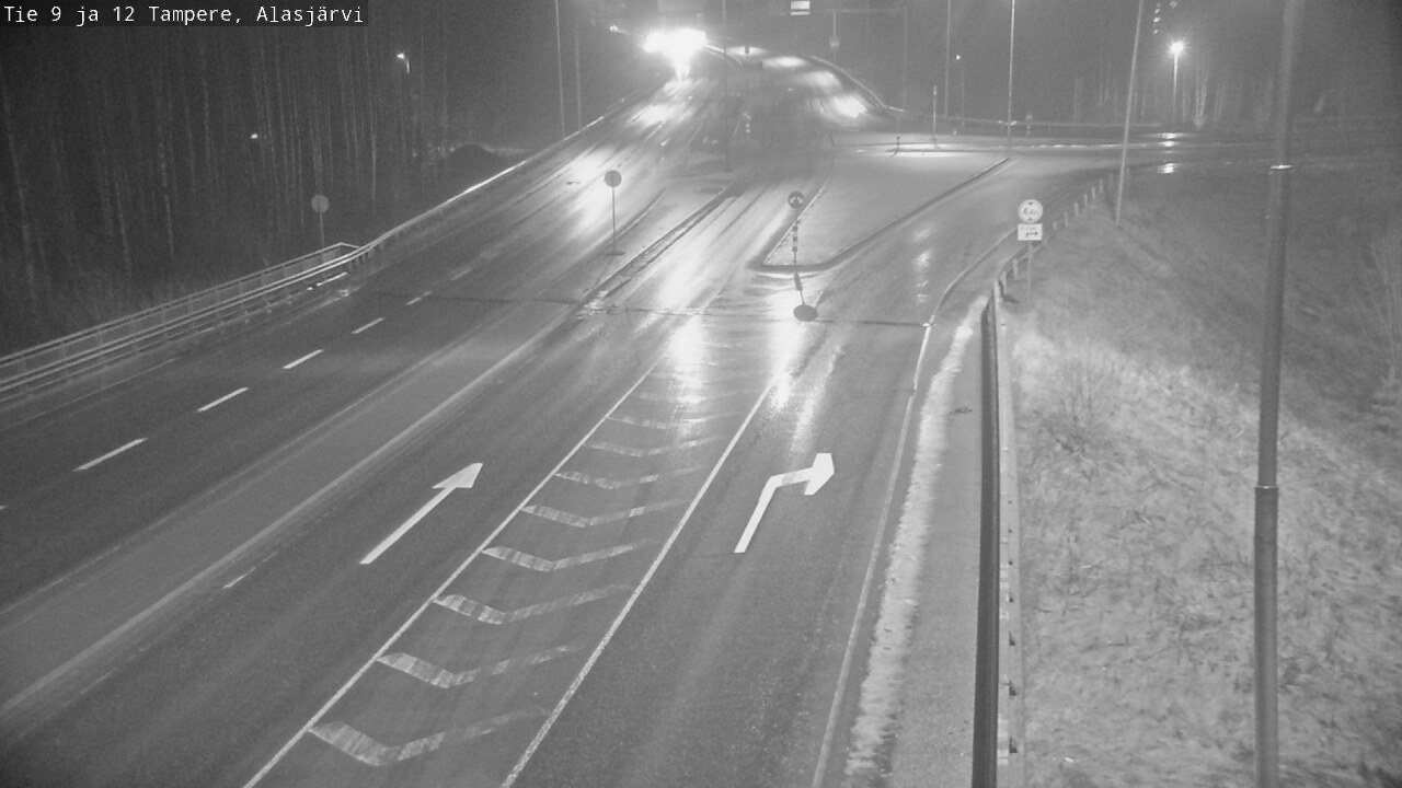 Weather Camera Image Väg 12 Tammerfors, Alasjärvi, Tampere, Pirkanmaa