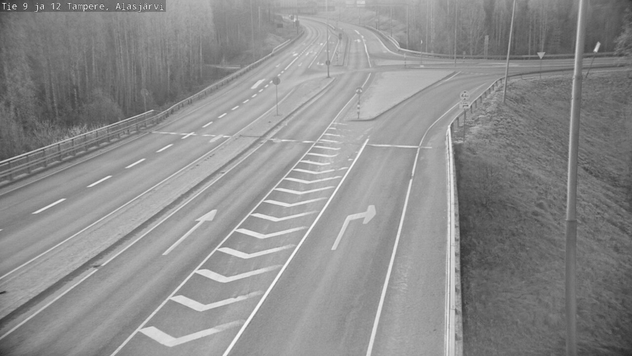 Weather Camera Image Road 12 Tampere, Alasjärvi, Tampere, Pirkanmaa