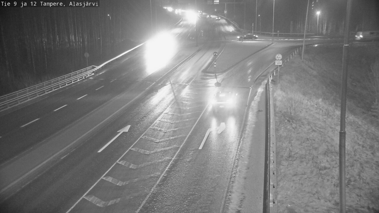Weather Camera Image Väg 12 Tammerfors, Alasjärvi, Tampere, Pirkanmaa
