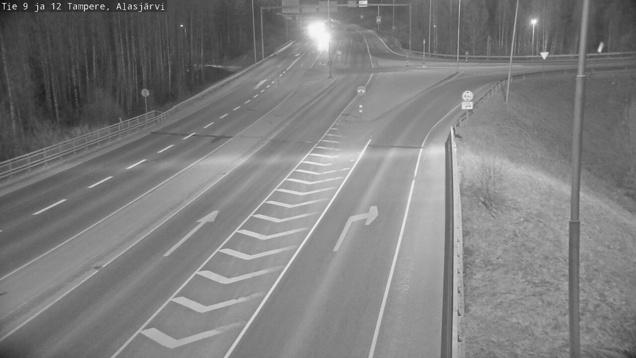 Weather Camera Image Väg 12 Tammerfors, Alasjärvi, Tampere, Pirkanmaa