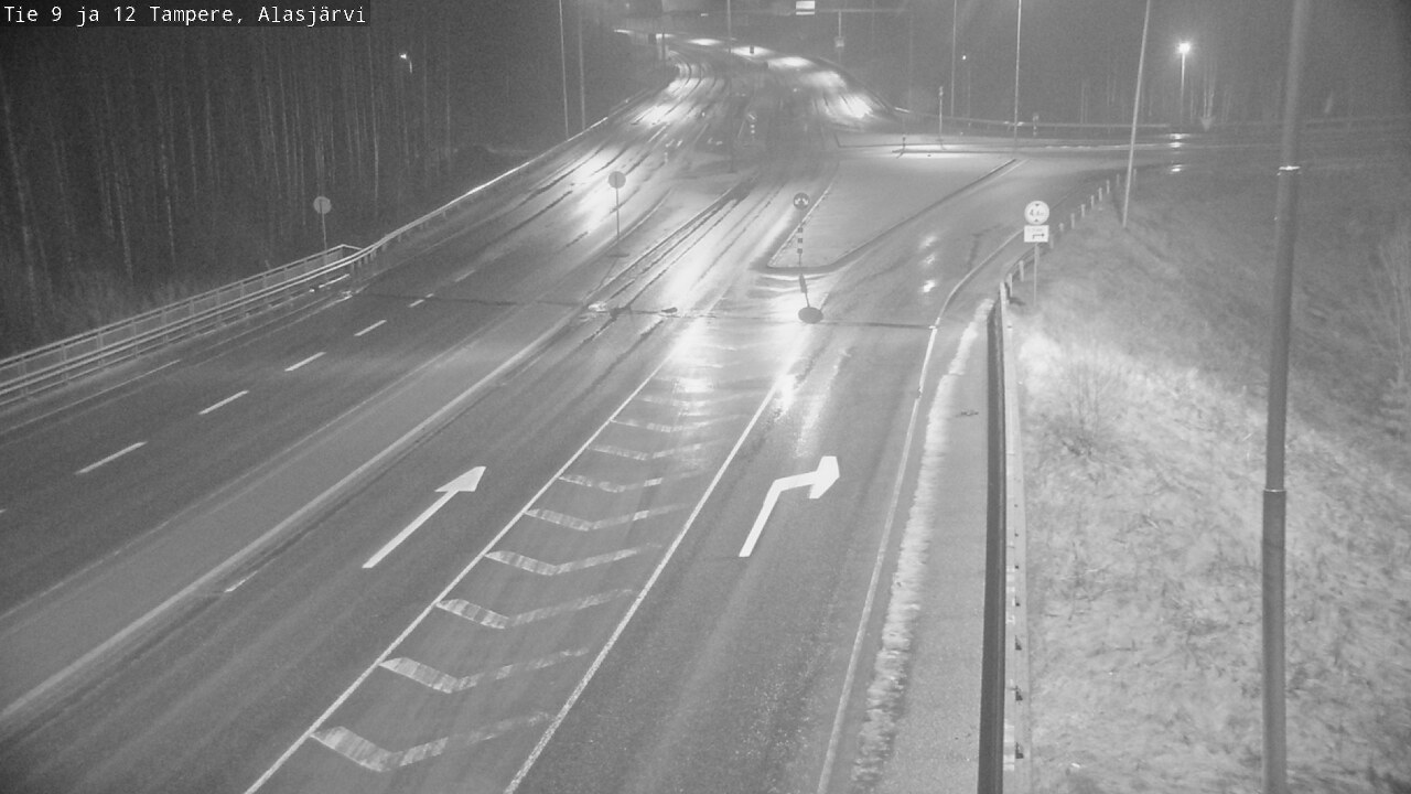 Weather Camera Image Väg 12 Tammerfors, Alasjärvi, Tampere, Pirkanmaa