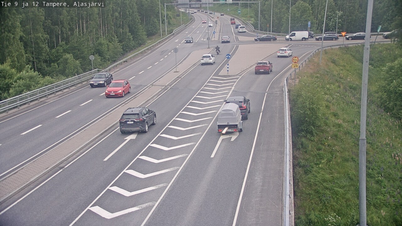 Weather Camera Image Väg 12 Tammerfors, Alasjärvi, Tampere, Pirkanmaa