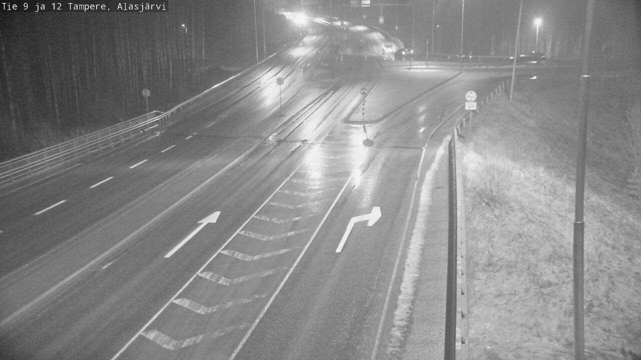Weather Camera Image Väg 12 Tammerfors, Alasjärvi, Tampere, Pirkanmaa