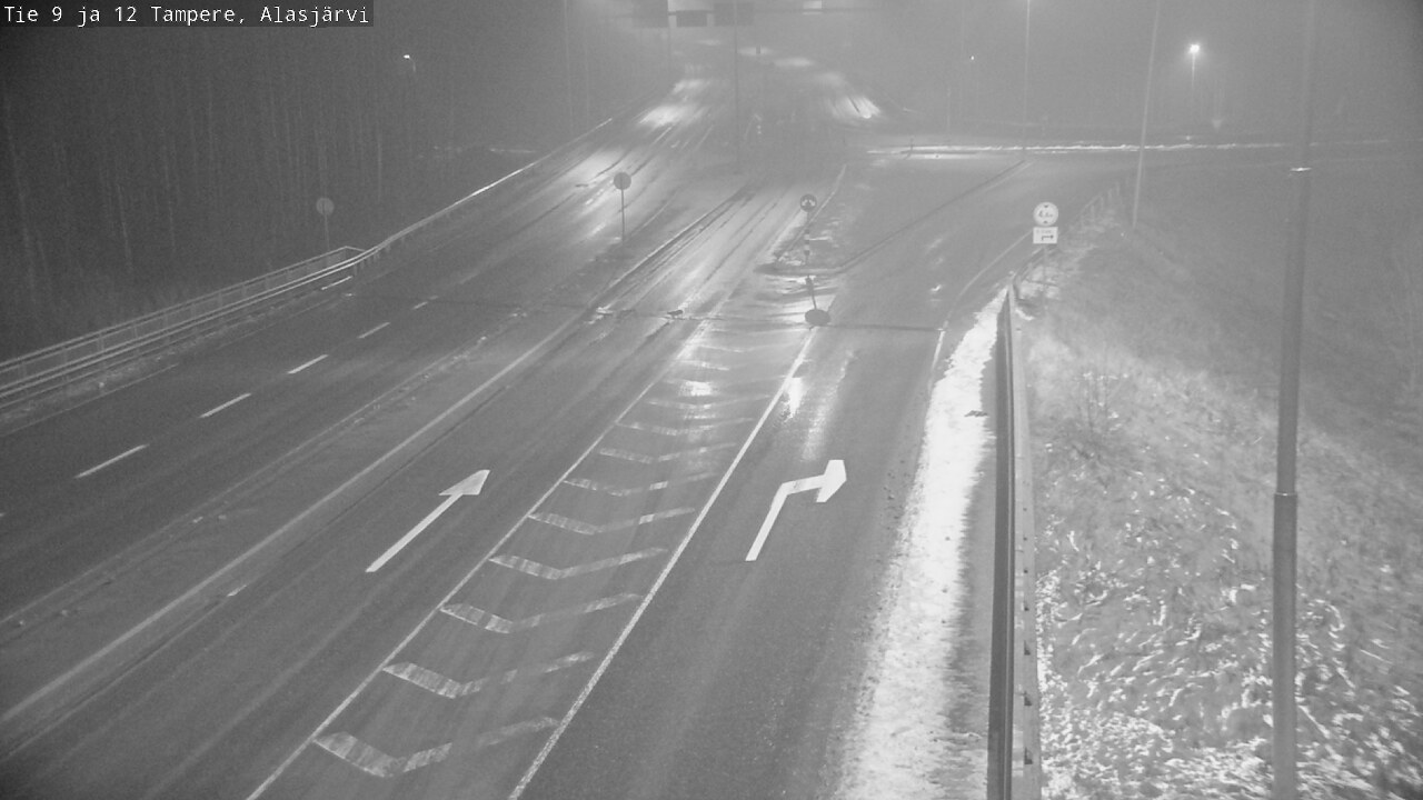Weather Camera Image Väg 12 Tammerfors, Alasjärvi, Tampere, Pirkanmaa