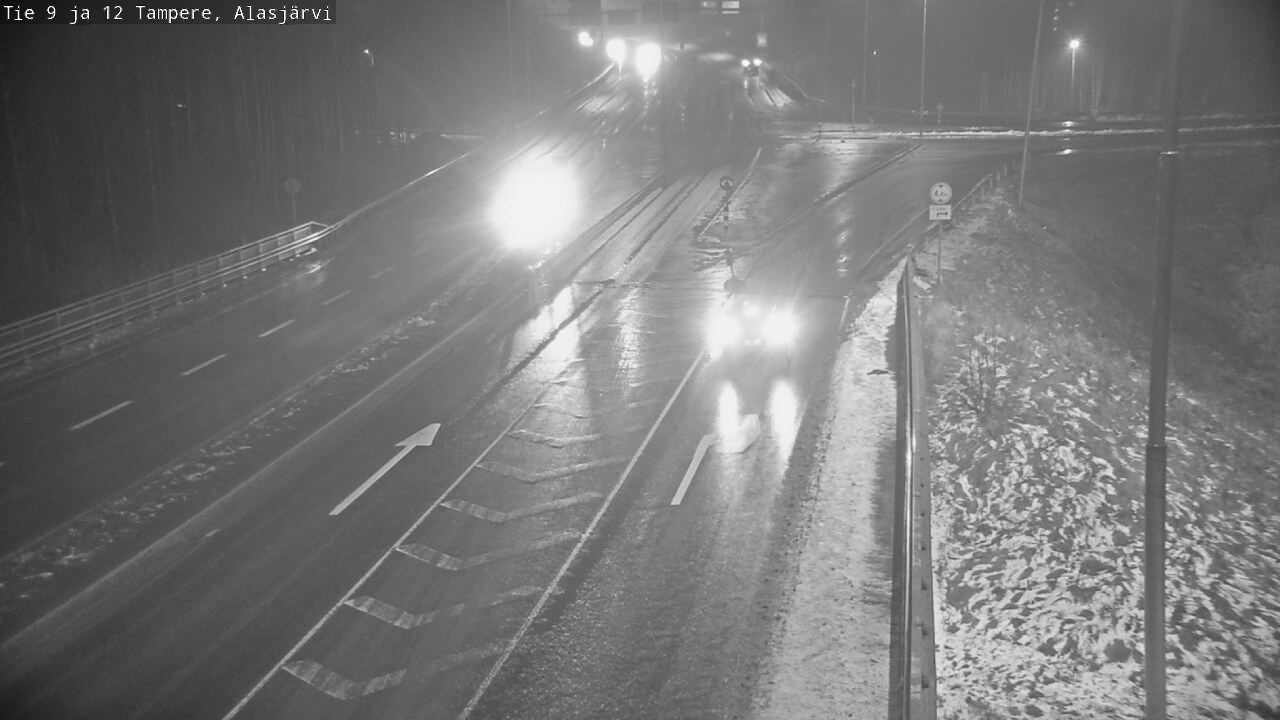 Weather Camera Image Väg 12 Tammerfors, Alasjärvi, Tampere, Pirkanmaa