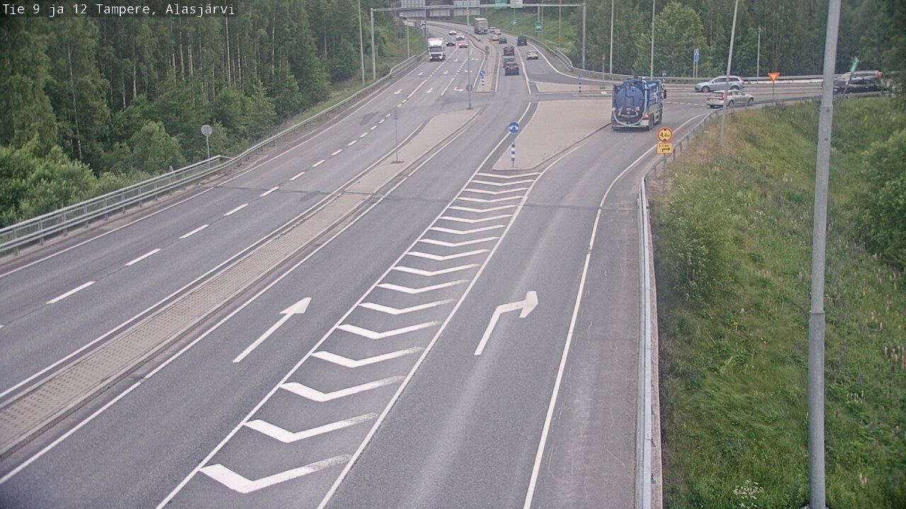 Weather Camera Image Väg 12 Tammerfors, Alasjärvi, Tampere, Pirkanmaa
