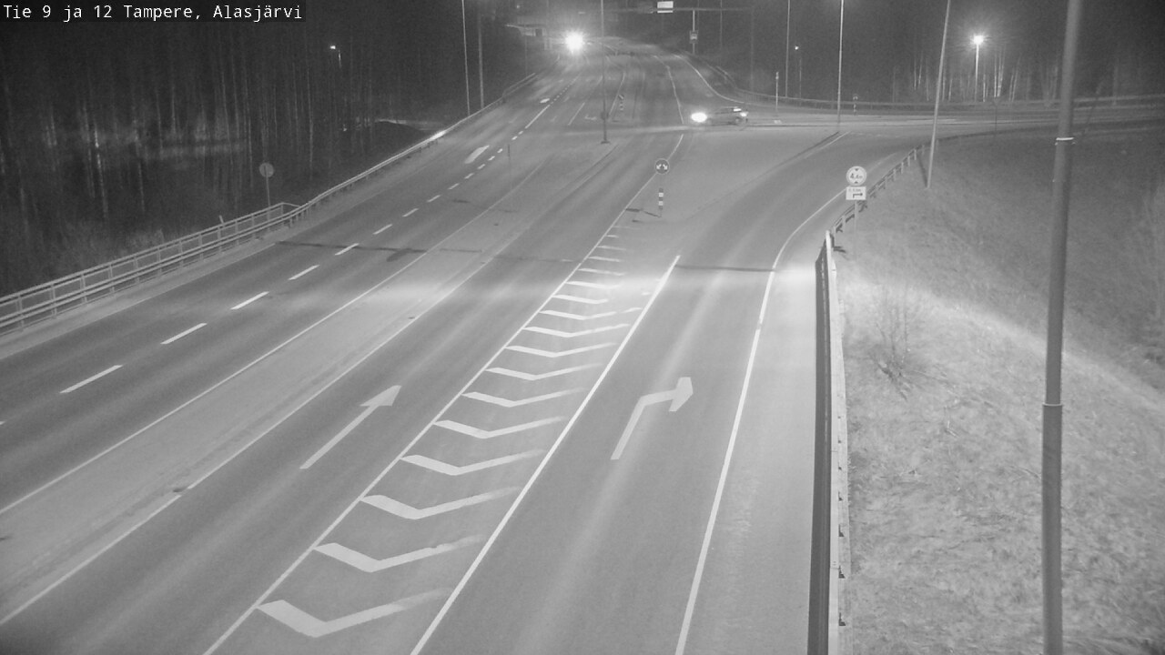 Weather Camera Image Väg 12 Tammerfors, Alasjärvi, Tampere, Pirkanmaa