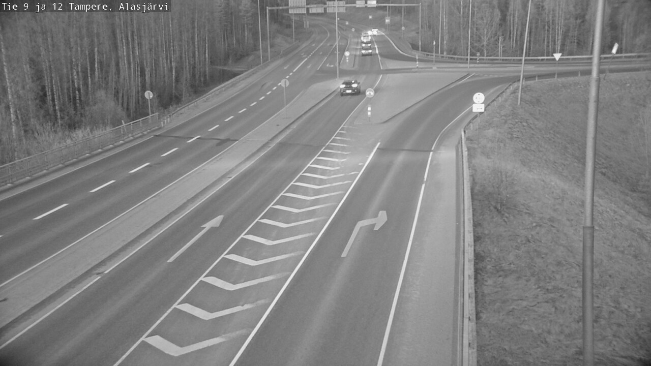 Weather Camera Image Väg 12 Tammerfors, Alasjärvi, Tampere, Pirkanmaa