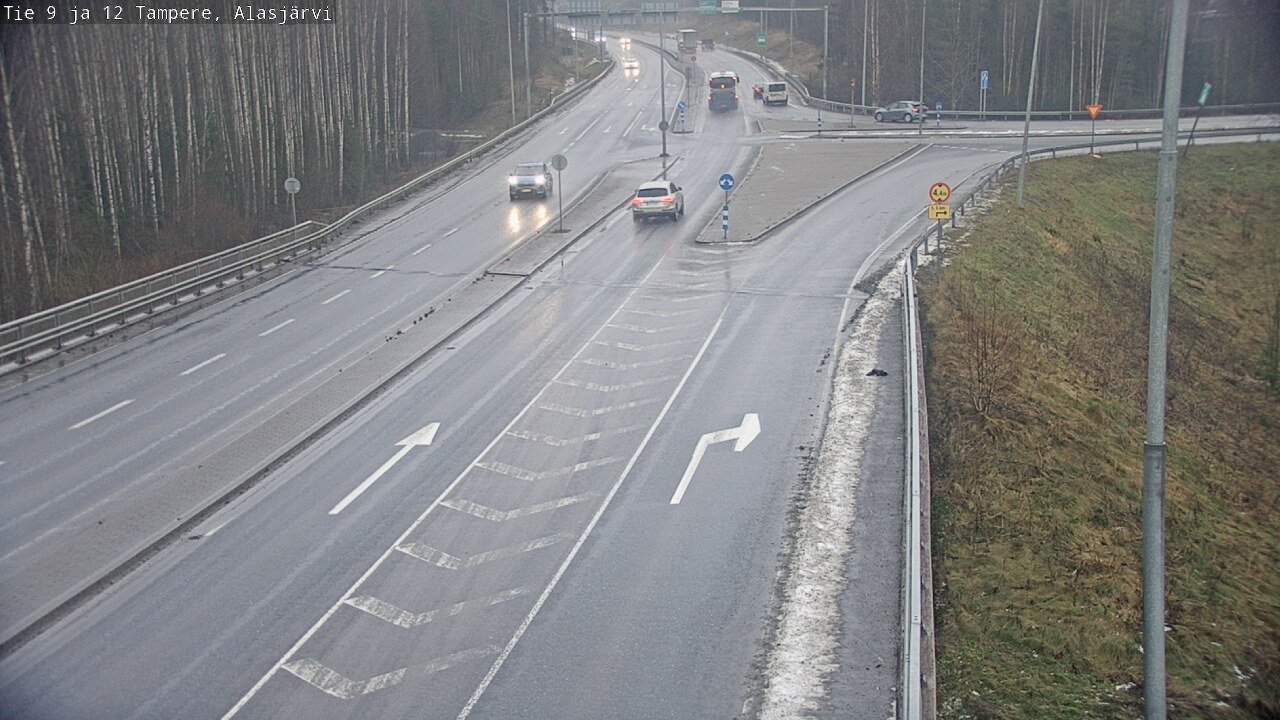 Weather Camera Image Väg 12 Tammerfors, Alasjärvi, Tampere, Pirkanmaa